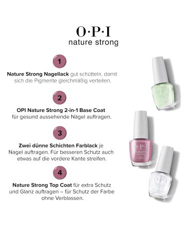 Opi Nature Strong Vegan Nail Polish - Bright Colors with Natural Ingredients | Sustainable & Long-Lasting | Simply Radishing - Buy Online on GoSupps.com