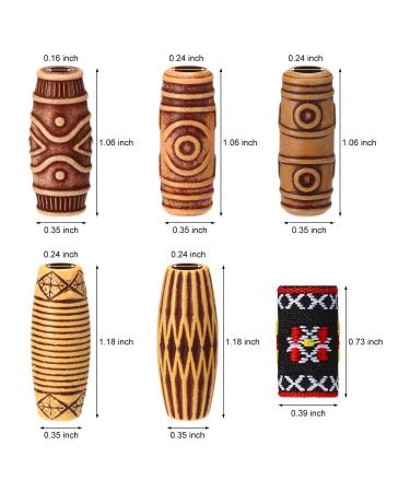 Spiral Style 27 Pieces Hair Jewelry for Women and Men - DIY Mix Hair Beads for Braids and Dreadlocks - Buy Online on GoSupps.com