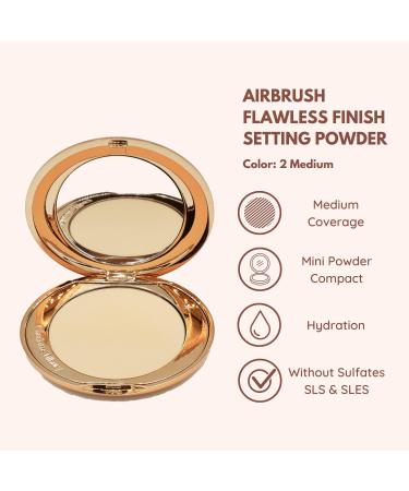 Charlotte Tilbury Airbrush Flawless Finish Skin Perfecting Micro Powder MEDIUM - 1 Count - Buy Online on GoSupps.com