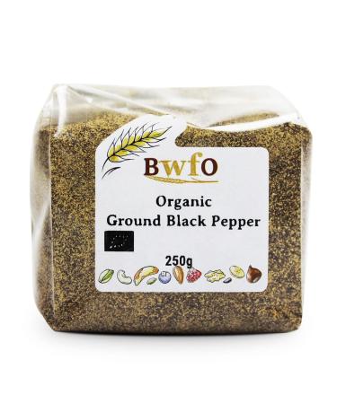 Organic Pepper Black Ground 250g (BWFO)