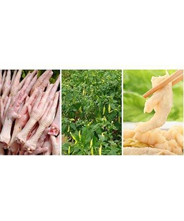 Infinitely Great Home Decor 100g x 5 Bags Chinese Food Youyou Chicken Feet Spicy Flavor with Pickled Peppers Vacuum-Packed - Buy Online on GoSupps.com