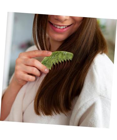 Anneomes Portable Jade Comb & Beauty Plate - Body Massage & Hair Head Scrubber - Buy Online on GoSupps.com