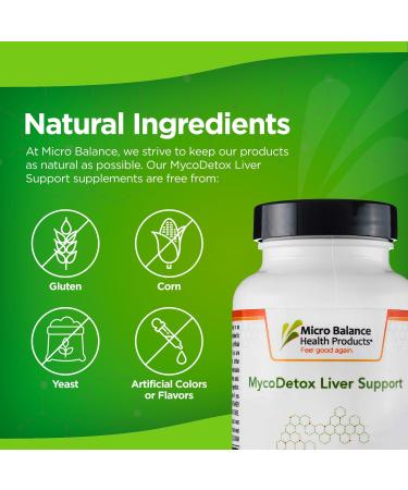 Micro Balance MycoDetox Liver Support | Enhanced Liver Detox & Bile Flow | Kidney Function Support - 120 Capsules - Buy Online on GoSupps.com