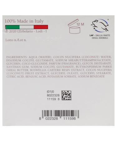 L Erbolario Shea Butter Nourishing Bath Cream | Fair Trade Body Wash | Paraben & Sulfate Free | 10.1 oz Shop Internationally - Buy Online on GoSupps.com