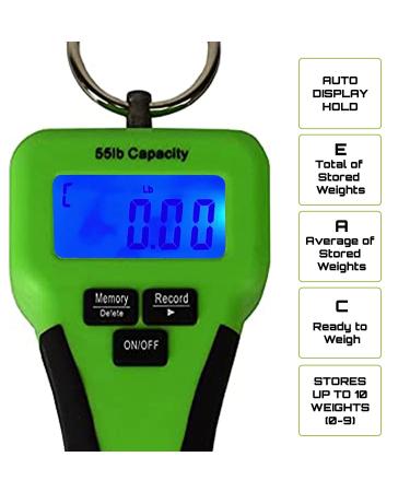 Tackle HD Digital Fish Scale with Gripper | Water Resistant Fishing Scale for Tournament | Hanging Scale for Ice, Freshwater, or Saltwater Fishing - Buy Online on GoSupps.com