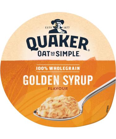 Quaker Oat So Simple Golden Syrup Porridge Pots 57 g (Pack of 24) - Buy Online on GoSupps.com