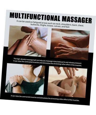 Lurrose Massage Ball & Roller - Deep Tissue Muscle Relief Tool | Fascia Hand & Face Massage | Relaxation & Fitness Aid - Buy Online on GoSupps.com