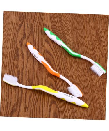 Buy HomsfoU Soft Nano Toothbrush Set - 4 Two-Layer Ergonomic Toothbrushes for Adults - Premium Korean Design - Buy Online on GoSupps.com