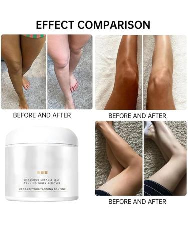 Anti-Tan Cream | 60g Self-Tan Removal Scrub - After-Sun Care Body Scrub for Daily Use Summer Holidays Beach Travel - Buy Online on GoSupps.com