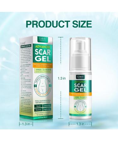 Silicone Scar Gel - Advanced Treatment for Old & New Scars Keloid Removal C-Section & Burn Care - 1.7 oz (50g - Buy Online on GoSupps.com