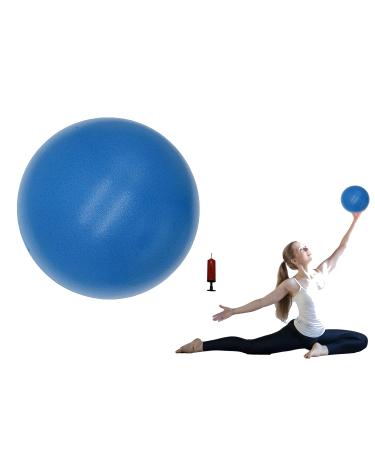 Exercise Ball Small, 6 inch Small Ball for Pilates with Pump, 6 in Barre Ball, 6" Stability Ball Mini Yoga Ball for Women Workout Fitness Physical Therapy PT blue