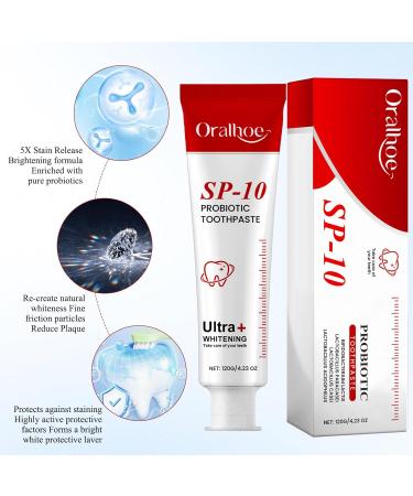 Sp-10 Ultra Whitening Toothpaste Ultra Whitening Sp-10 Probiotic Toothpaste Lightening Sp-10 Sp 10 Ultra Whitening Toothpaste Sp-10 Ultra Whitening Toothpaste Sp-10 With Toothbrush - Buy Online on GoSupps.com