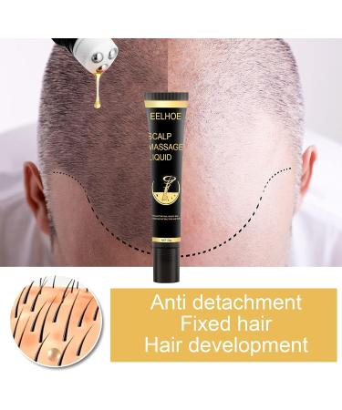 Herbal Hair Growth Serum - Anti Hair Loss Roll-On for All Hair Types | Biotin & Massage Ball | Rejuvenate & Regrow Hair Naturally - Buy Online on GoSupps.com