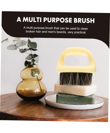 Fomiyes Men's Beard Brush Set - 4 Travel Brushes Barber Shaving Brushes Smooth Wild Boar Hair Durable ABS Perfect for Grooming & Pocket 6x5x5cm - Buy Online on GoSupps.com