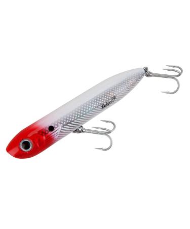 Heddon Chug'N Spook Popper Topwater Fishing Lure for Saltwater and Freshwater Chug'N Spook Jr (1/2 oz) Red Head Flash