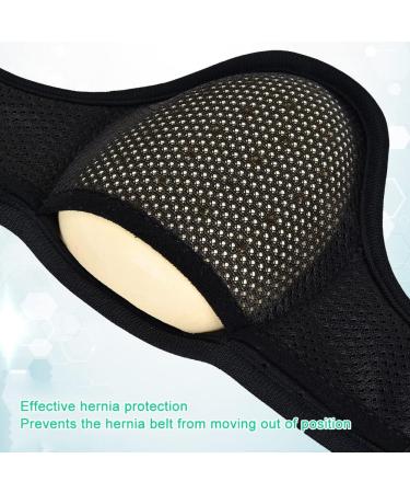 Post Surgical Abdominal Binder & Hernia Belt for Men & Women - Adjustable Black X-Large Comfort Support - Buy Online on GoSupps.com