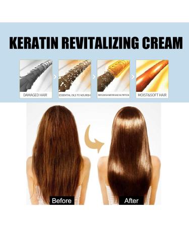  Utapossin 120ml Protein Smoothing Corrective Cream Nourishing Hair Care Cream for Curly Hair Fast Smoothing Nourishing Lotion with Collagen Smoothing Cream for Natural Hair - Buy Online on GoSupps.com