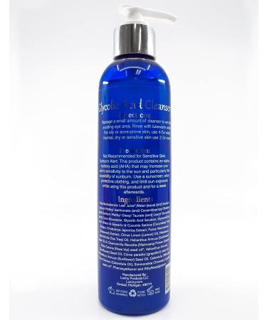 Luxiny Glycolic Acid Face Wash 8 oz - Exfoliating Cleanser & Pore Minimizer for Women/Men - Vegan Natural 10% AHA Facial & Acne Body Wash - Buy Online on GoSupps.com