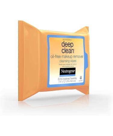 Neutrogena Deep Clean Oil-Free Makeup Remover Cleansing Wipes - Gentle Cleansing for Clear Skin - Buy Online on GoSupps.com