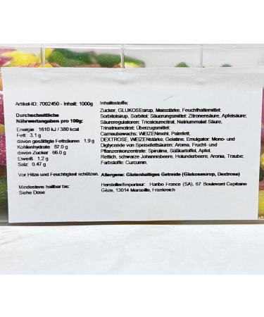 Haribo Rainbow Pik Jelly Candy x 250 Pieces 1.1 kg - Buy Online on GoSupps.com