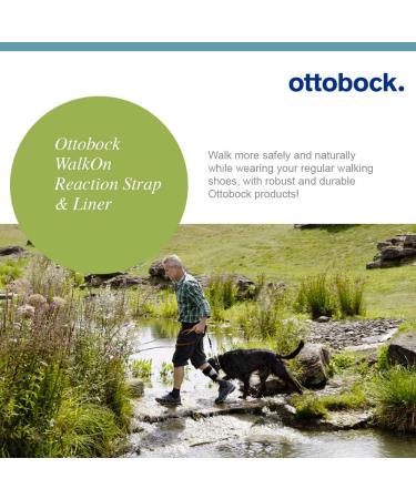 Ottobock WalkOn Reaction Strap & Liner for Ankle-Foot Orthosis (Left 39-42) - Secure & Comfortable AFO Strap for Carbon Fiber Ankle Brace - Buy Online on GoSupps.com
