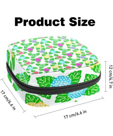 Japanese Pattern Women s Storage Pocket - Big Capacity Menstrual Cup & Makeup Organizer - Travel-Friendly Bands in Green Purple Yellow Red - Buy Online on GoSupps.com