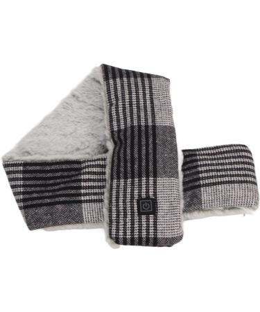 Fuzhui Electrically Heated Scarf - USB-Powered Neck Warmer for Outdoor Activities | Adjustable Temperature Waterproof & Washable | Unisex Gray - Buy Online on GoSupps.com