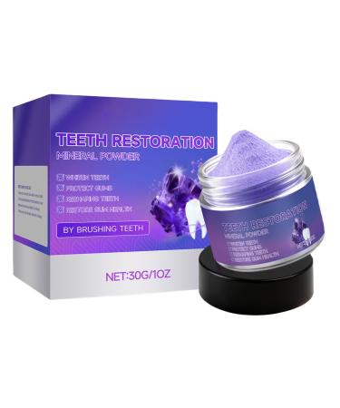 Powdered Toothpaste | 30 grams of whitening and refreshing toothpaste for freshness and gums - powder for dental care - for restoring teeth reducing yellowing