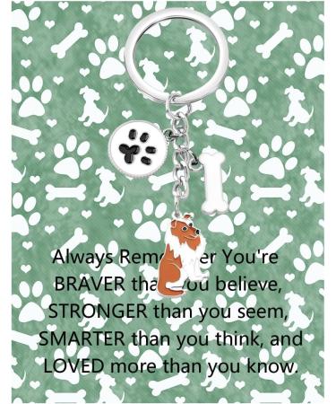 Ensianth Dog Keychain | Perfect Gifts for Dog Lovers & Owners | Paw Print Design | Ideal for Moms & Dads | Cute Shetland Sheepdog Keyring - Buy Online on GoSupps.com