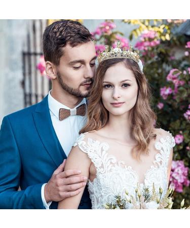 SnowTain Crown Headband | Wedding Diadem with Crystals | Princess Krone & Rapunzel Bridal Accessories - Buy Online on GoSupps.com