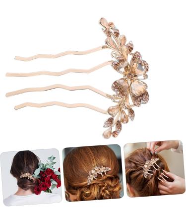 DRESSOOS Hair Comb Rhinestone Clips Rhinestone Hair Pin Hair Side Comb Rhinestone Hair Clips Hair Accessories for Women Bride Hair Accessories Tiara Decorate Bow Tie Mother Metal - Buy Online on GoSupps.com