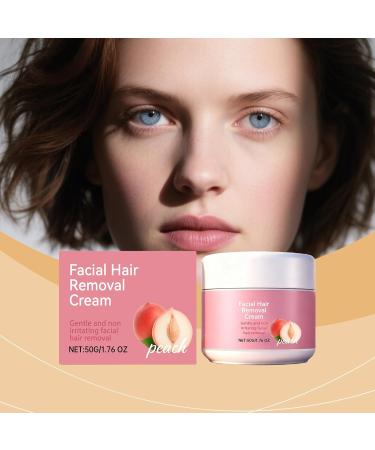  BRVLY Facial hair removal cream for women and men soothing and moisturizing cream for sensitive hair lip hair removal shaving cream/for women non-irritating for all skin types (5) - Buy Online on GoSupps.com