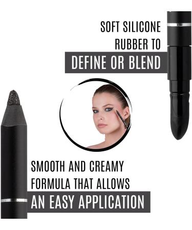 IMPALA Waterproof Eyeliner No. 07 - Black Glitter | Defined or Smudged Effect | Creamy Texture | Long-Lasting & Water-Resistant - Buy Online on GoSupps.com