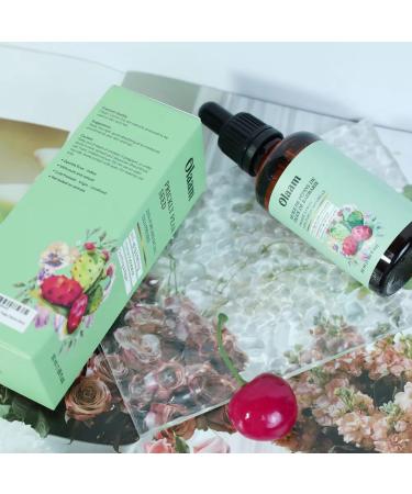  Olaam Prickly Pear Seed Oil Pipette Glass Bottle 100% Pure Natural Cold Pressed Prickly Pear Oil for Face Anti-Aging and Anti-Dark Circles (50 ml) - Buy Online on GoSupps.com