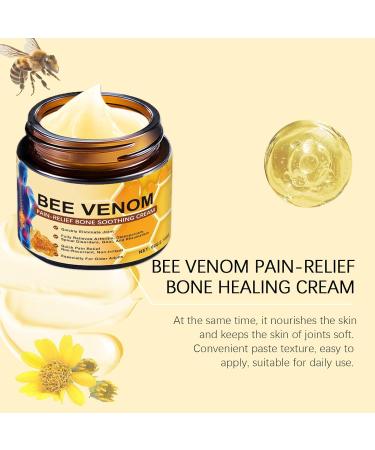 Lot de 2 cr mes venomisantes l'abeille pour genoux dos nuque mains nutrition profonde apaisant gel de soulagement des articulations - Buy Online on GoSupps.com