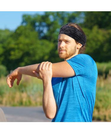Buy Sporte Headband for Men & Women - Thin Wide Elastic Hair Band for Fitness Jogging Running Hiking & Yoga - Fits Under Helmet - Multi-Color Options Available - Buy Online on GoSupps.com