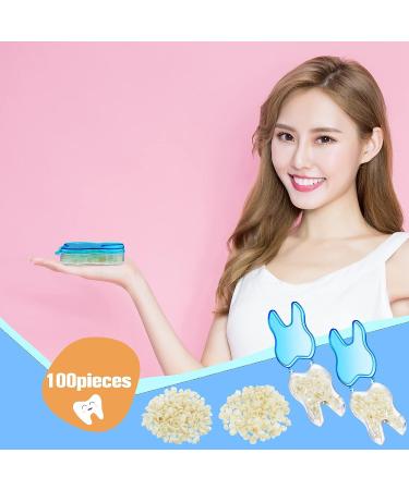200 Pcs Fake Teeth for Missing Teeth - DIY Temporary Tooth Replacement Kit with Thermal Beads for Holiday Cosplay - Buy Online on GoSupps.com