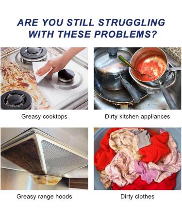 KUIRUNRX Multifunctional Cleaning Tablets Organic Multifunctional Cleaning Tablets For Kitchen Cleaning Removing Rust and Stains (30 Pieces) - Buy Online on GoSupps.com