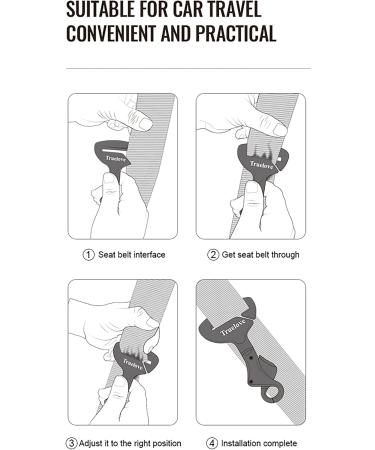 Truelove Car Seat Belt Safety Buckle Lock for Pet Harness - Portable & Lightweight - Black Unisize - Buy Online on GoSupps.com