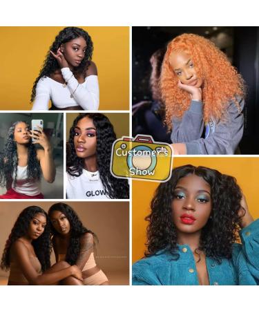 Ushine 18 Inch Water Wave Brazilian Virgin Curly Human Hair Bundle - Natural Black 10A Unprocessed Ocean Wave Weave for Women - Buy Online on GoSupps.com
