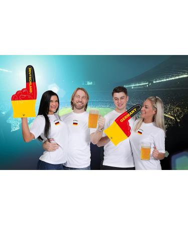 High Five Fingers EM 2024 European Championship Foam Hand | Flag Fan Articles for Games & Events | One Size 44x22x2.5 cm | Germany Shipping - Buy Online on GoSupps.com