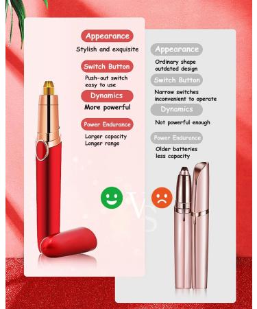 Buy Electric Eyebrow Razor - Rechargeable Hair Remover for Instant Painless Facial Hair Removal | Perfect for Women & Men - Buy Online on GoSupps.com