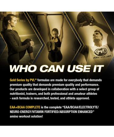 PVL EAA BCAA COMPLETE | Pre Intra or Post Workout EAA/BCAA with L-Arginine Amino Acid Supplement Keto Friendly 369 g (30 servings) Tropical Punch - Buy Online on GoSupps.com