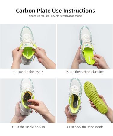 ONEMIX Carbon Fiber Insoles | Trekking & Training Sports Inserts for Athletes - EU41-42 | Enhanced Energy Return & Performance | Black - Buy Online on GoSupps.com