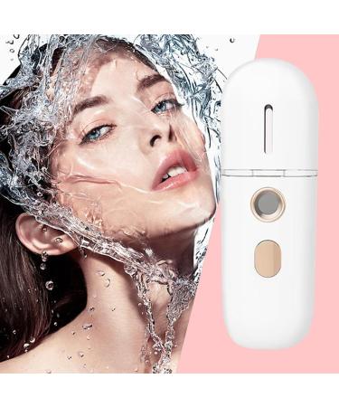 Humiidificateur Main - Brumeur Nano Compact | Diffuseur Visage Silencieux Frais Humidificateur Beaut pour Maquillage Quotidien Soin de la Peau la Maison Blanc - Buy Online on GoSupps.com