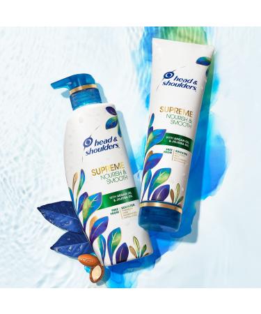 Head & Shoulders Supreme Dry Scalp Treatment Shampoo & Conditioner Set - Sulfate-Free, Nourishing with Jojoba & Argan Oil - 21.2 Fl Oz - Buy Online on GoSupps.com