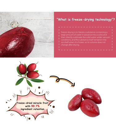 Miracle Berry Tablets - Flavor Changing, All Natural, Freeze-Dried Fruit - Reduce Sugar Intake for Better Health - 6 Count - Buy Online on GoSupps.com