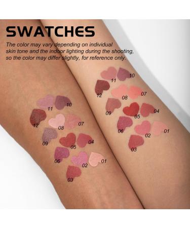 YOUNG VISION 6-Pc Liquid Lipstick & Lipliner Set | Long-Lasting Nude Matte Lip Stains | Perfect Gift for Women - Buy Online on GoSupps.com