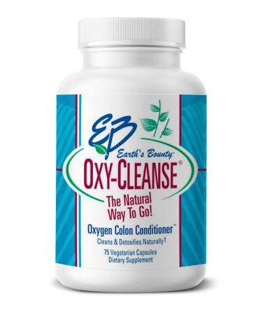 Earth's Bounty - Oxy-Cleanse - 75 Vegetarian Capsules - Oxygen Colon Conditioner - Naturally Cleans and Detoxifies - Herb Free