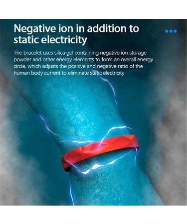 Redup Far Infrared Negative Ions Wristband | Anti-Static Sports Bracelets | Adjustable Silicone Magnetic Arm Bands - 2PCs - Buy Online on GoSupps.com